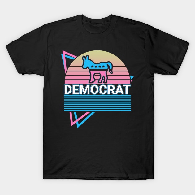 Democrat Retro T-Shirt by Alex21